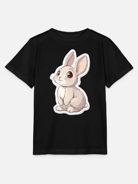 Hase - Stanley/Stella Kinder T-Shirt MINI CREATOR  - Schwarz