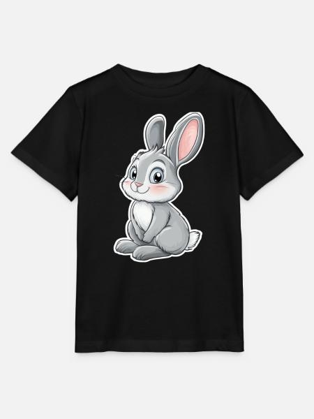 Hase - Stanley/Stella Kinder T-Shirt MINI CREATOR  - Schwarz