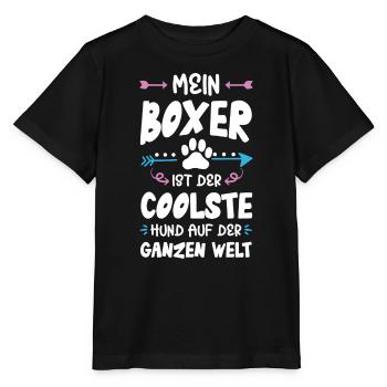 boxer hund spruch - Stanley/Stella Kinder T-Shirt MINI CREATOR  - Schwarz - Vorne - Mikhail (115cm)