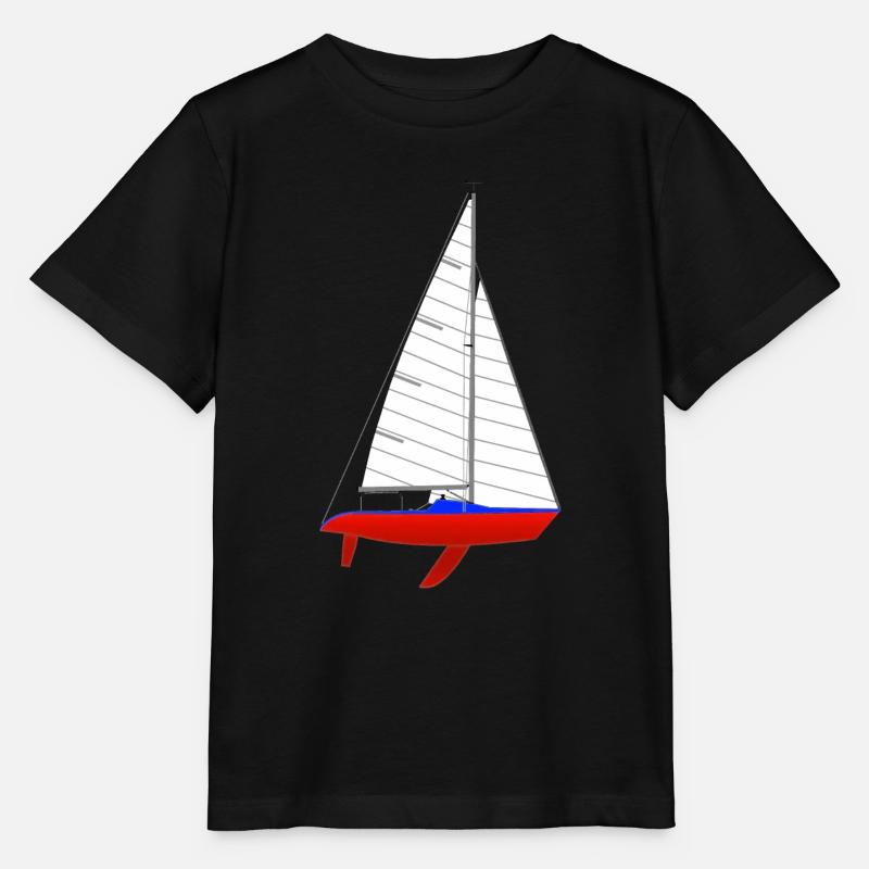 Segelboot - Stanley/Stella Kinder T-Shirt MINI CREATOR  - Schwarz