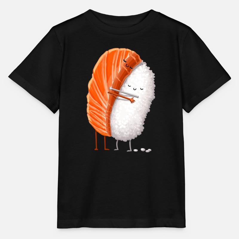 Sushi Umarmung - Stanley/Stella Kinder T-Shirt MINI CREATOR  - Schwarz
