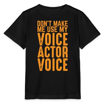 Voice Actor - Stanley/Stella MINI CREATOR Kids’ T-Shirt - black - Front - Mikhail (115cm)
