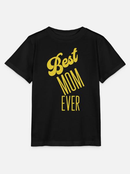 Best mom ever - Stanley/Stella Kinder T-Shirt MINI CREATOR  - Schwarz
