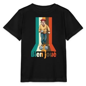 Petanque Petanque Geschenke für einen Petanque - Stanley/Stella Kinder T-Shirt MINI CREATOR  - Schwarz - Vorne - Mikhail (115cm)
