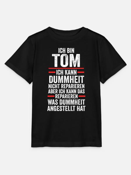 Tom - Stanley/Stella Kinder T-Shirt MINI CREATOR - Schwarz