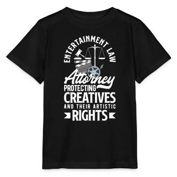 Avocat en droit du divertissement Protéger les créatifs - T-shirt bio MINI CREATOR Stanley/Stella Enfant - noir - Devant - Mikhail (115cm)