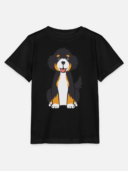 Bernedoodle Hund - Stanley/Stella Kinder T-Shirt MINI CREATOR  - Schwarz