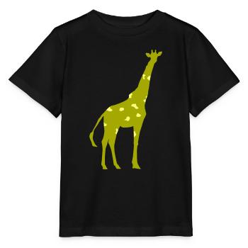 Giraffe - Stanley/Stella MINI CREATOR Kids’ T-Shirt - black - Front - Mikhail (115cm)