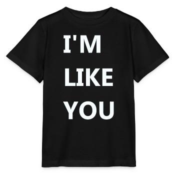 JE SUIS COMME TOI - T-shirt bio MINI CREATOR Stanley/Stella Enfant - noir - Devant - Mikhail (115cm)