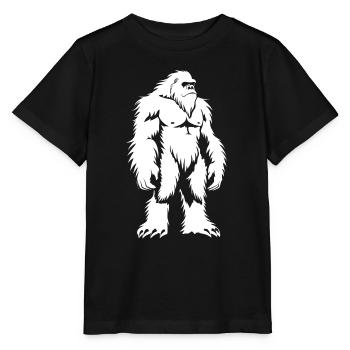 Yeti - Stanley/Stella Kinder T-Shirt MINI CREATOR  - Schwarz - Vorne - Mikhail (115cm)