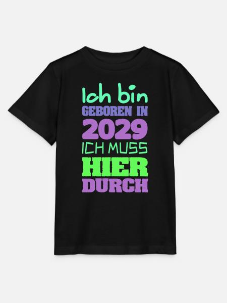 2029 - Stanley/Stella Kinder T-Shirt MINI CREATOR  - Schwarz