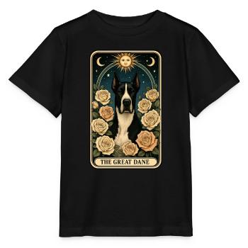Deutsche Dogge - Stanley/Stella Kinder T-Shirt MINI CREATOR  - Schwarz - Vorne - Mikhail (115cm)