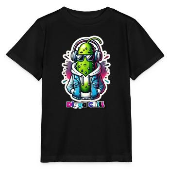 Digga Chill - T-shirt bio MINI CREATOR Stanley/Stella Enfant - noir - Devant - Mikhail (115cm)