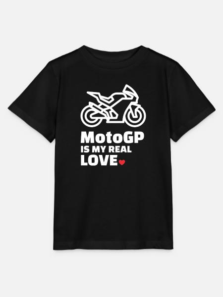 Ich Liebe MotoGP - Stanley/Stella T-shirt MINI CREATOR til børn - sort