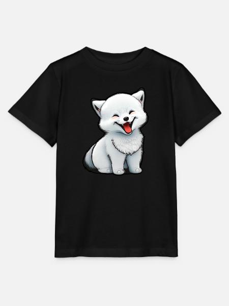 Baby Polarfuchs - Stanley/Stella Kinder T-Shirt MINI CREATOR - Schwarz