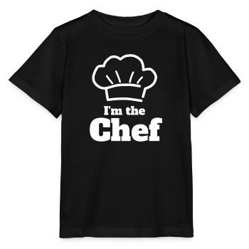 Je suis le chef de l’énigiste - T-shirt bio MINI CREATOR Stanley/Stella Enfant - noir - Devant - Mikhail (115cm)