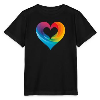 Liebe für LGBTQIA+ Community - Stanley/Stella Kinder T-Shirt MINI CREATOR  - Schwarz - Vorne - Mikhail (115cm)