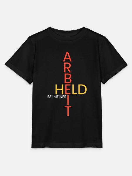 Held bei meiner Arbeit - Stanley/Stella Kinder T-Shirt MINI CREATOR  - Schwarz