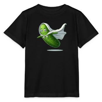 Concombre volant - T-shirt bio MINI CREATOR Stanley/Stella Enfant - noir - Devant - Mikhail (115cm)
