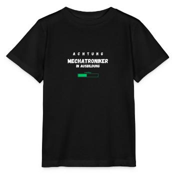 Mécatronicien en formation Profession Drôle de dicton - T-shirt bio MINI CREATOR Stanley/Stella Enfant - noir - Devant - Mikhail (115cm)