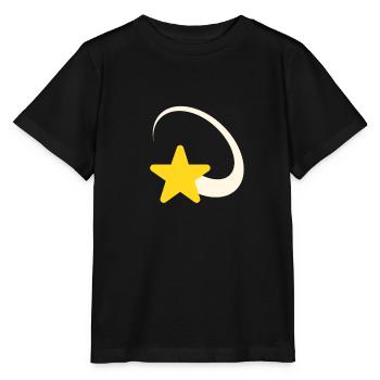 Shooting Star Gift Idea Cool - Stanley/Stella MINI CREATOR Kids’ T-Shirt - black - Front - Mikhail (115cm)