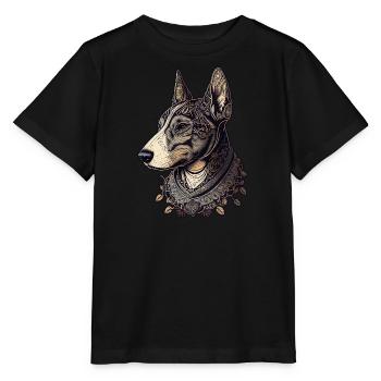 Bull terrier - Stanley/Stella MINI CREATOR Kids’ T-Shirt - black - Front - Mikhail (115cm)