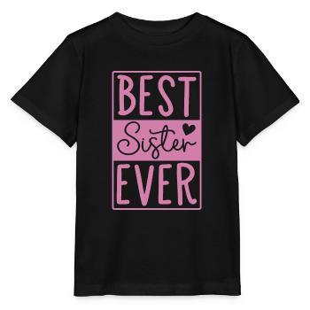 Beste Schwester - Stanley/Stella Kinder T-Shirt MINI CREATOR  - Schwarz - Vorne - Mikhail (115cm)