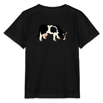 Kuh - Stanley/Stella Kinder T-Shirt MINI CREATOR  - Schwarz - Vorne - Mikhail (115cm)