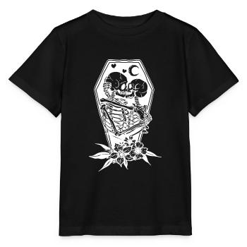 Sarg Liebe Skelette - Stanley/Stella Kinder T-Shirt MINI CREATOR  - Schwarz - Vorne - Mikhail (115cm)
