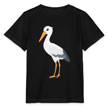 Storch - Stanley/Stella Kinder T-Shirt MINI CREATOR  - Schwarz - Vorne - Mikhail (115cm)
