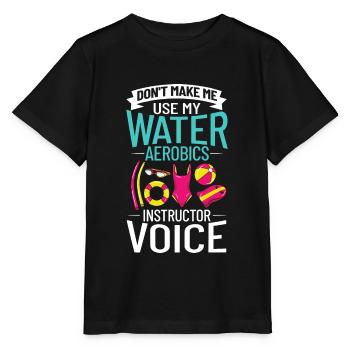 AquaGym Aquafitness Aqua Training Aqua - T-shirt bio MINI CREATOR Stanley/Stella Enfant - noir - Devant - Mikhail (115cm)
