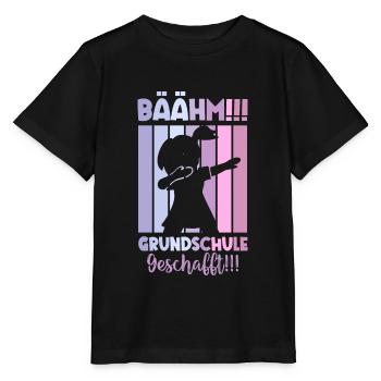 Grundschulabgängerin 2026 Grundschule Abschied - Stanley/Stella Kinder T-Shirt MINI CREATOR  - Schwarz - Vorne - Mikhail (115cm)