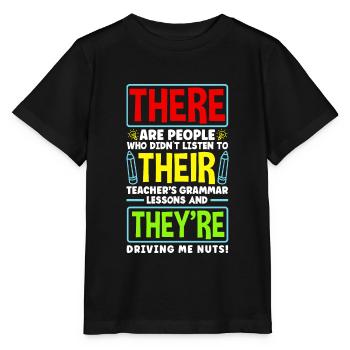 ESL Teacher Linguist Multilingual Teaching Funny - Stanley/Stella MINI CREATOR Kids’ T-Shirt - black - Front - Mikhail (115cm)