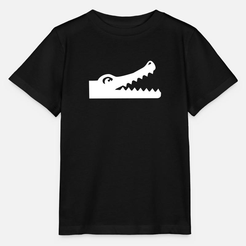Crocodile - T-shirt bio MINI CREATOR Stanley/Stella Enfant - noir
