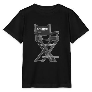 Regisseur Filmemacher - Stanley/Stella Kinder T-Shirt MINI CREATOR  - Schwarz - Vorne - Mikhail (115cm)