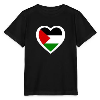 Palestina herz - Stanley/Stella Kinder T-Shirt MINI CREATOR  - Schwarz - Vorne - Mikhail (115cm)