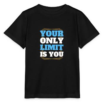 Limiter la motivation au gymnase de fitness - T-shirt bio MINI CREATOR Stanley/Stella Enfant - noir - Devant - Mikhail (115cm)