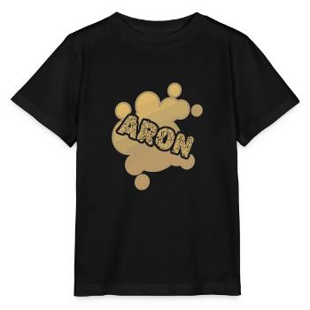 Baby bump Aron - Stanley/Stella MINI CREATOR Kids’ T-Shirt - black - Front - Mikhail (115cm)