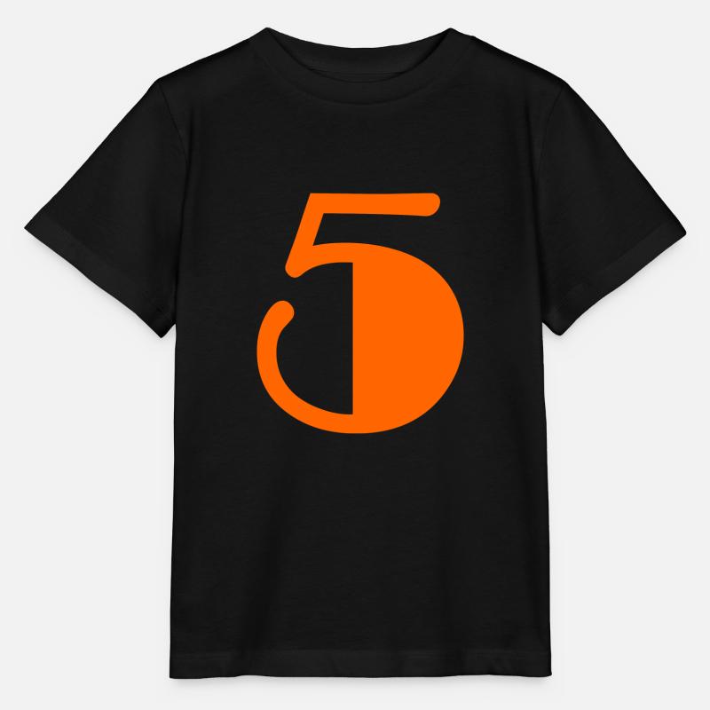 5. 5 YEARS. 5TH ANNIVERSARY. BIRTHDAY 5 YEARS - Stanley/Stella MINI CREATOR Kids’ T-Shirt - black