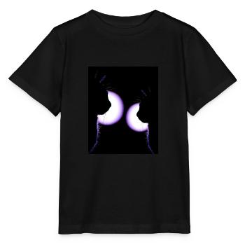 Chats à la discothèque - T-shirt bio MINI CREATOR Stanley/Stella Enfant - noir - Devant - Mikhail (115cm)
