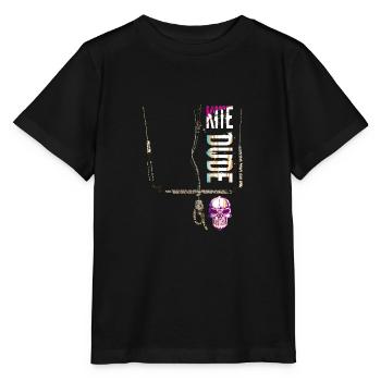 kitesurfen kite dude - Stanley/Stella Kinder T-Shirt MINI CREATOR  - Schwarz - Vorne - Mikhail (115cm)