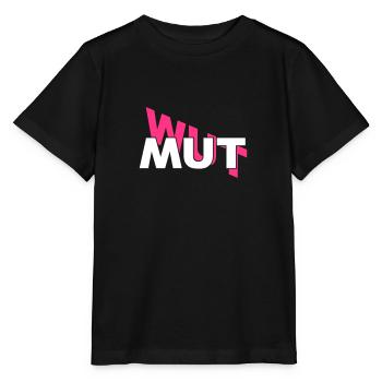 Mut hilft gegen Wut - Stanley/Stella Kinder T-Shirt MINI CREATOR  - Schwarz - Vorne - Mikhail (115cm)