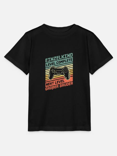 Complete Einzelkind Next Level Großer Bruder - Stanley/Stella Kinder T-Shirt MINI CREATOR - Schwarz