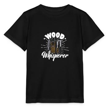 carpenter carpentry carpentry woodworker profession - Stanley/Stella MINI CREATOR Kids’ T-Shirt - black - Front - Mikhail (115cm)