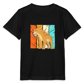 Tigre à dents de sabre - T-shirt bio MINI CREATOR Stanley/Stella Enfant - noir - Devant - Mikhail (115cm)