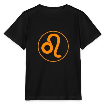 Sternzeichen Löwe - Stanley/Stella Kinder T-Shirt MINI CREATOR  - Schwarz - Vorne - Mikhail (115cm)