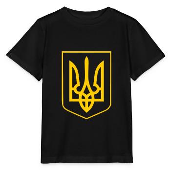 Ukraine - T-shirt bio MINI CREATOR Stanley/Stella Enfant - noir - Devant - Mikhail (115cm)