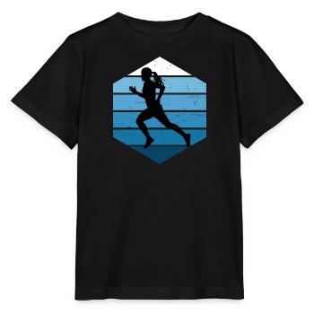 Course à pied Course de cross-country Femmes Course de fond - T-shirt bio MINI CREATOR Stanley/Stella Enfant - noir - Devant - Mikhail (115cm)