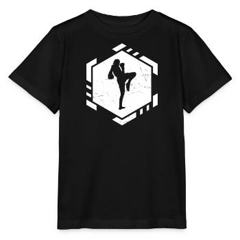 Muay Thai Thai Boxing Thai Boxer Men Thai Boxing - Stanley/Stella MINI CREATOR Kids’ T-Shirt - black - Front - Mikhail (115cm)