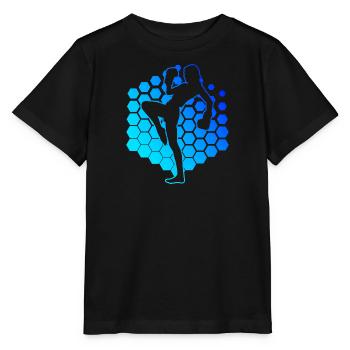 Kickboxing féminin Kickboxer Kickboxing masculin - T-shirt bio MINI CREATOR Stanley/Stella Enfant - noir - Devant - Mikhail (115cm)